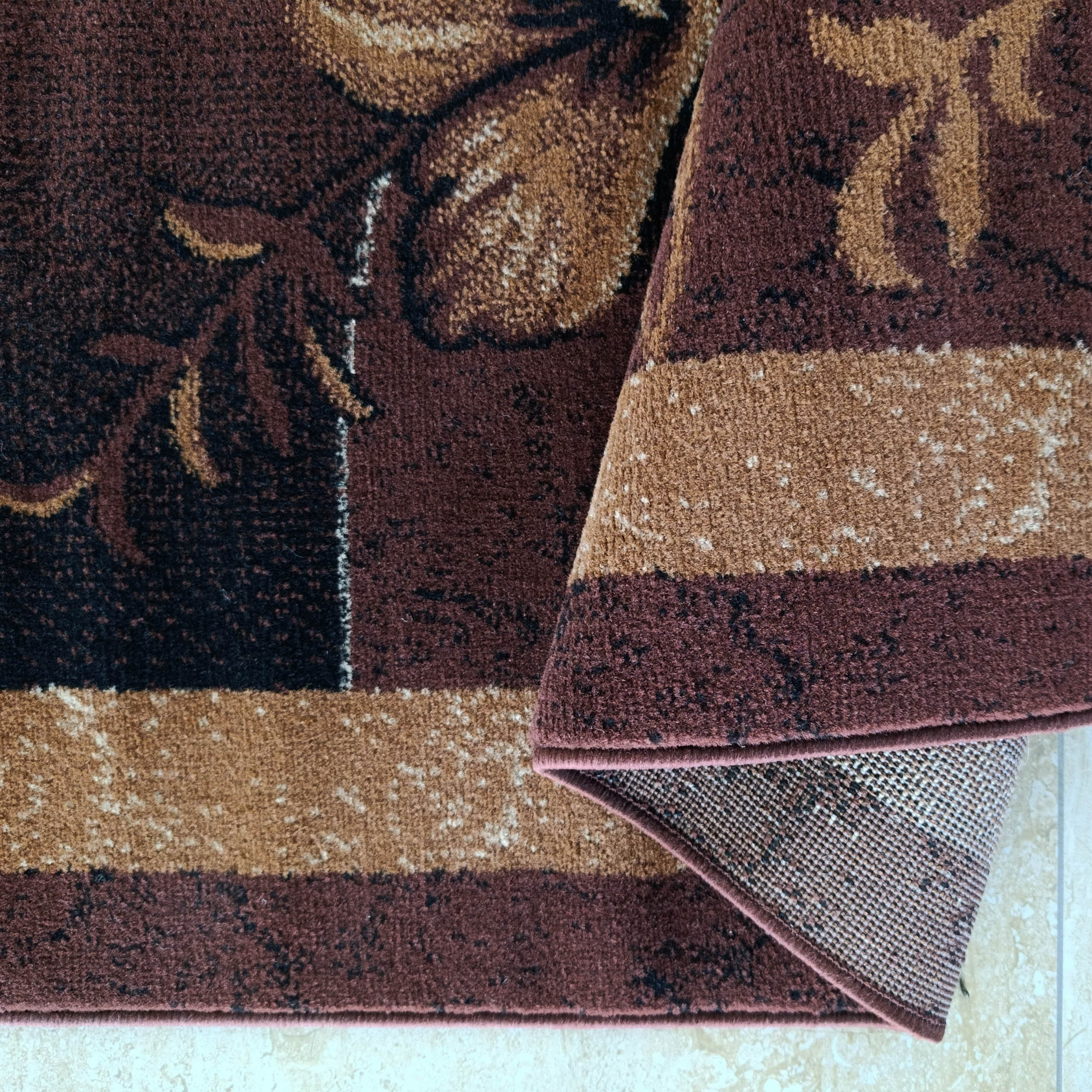 Dywan Klasyczny BCF Alfa 21 brązowy