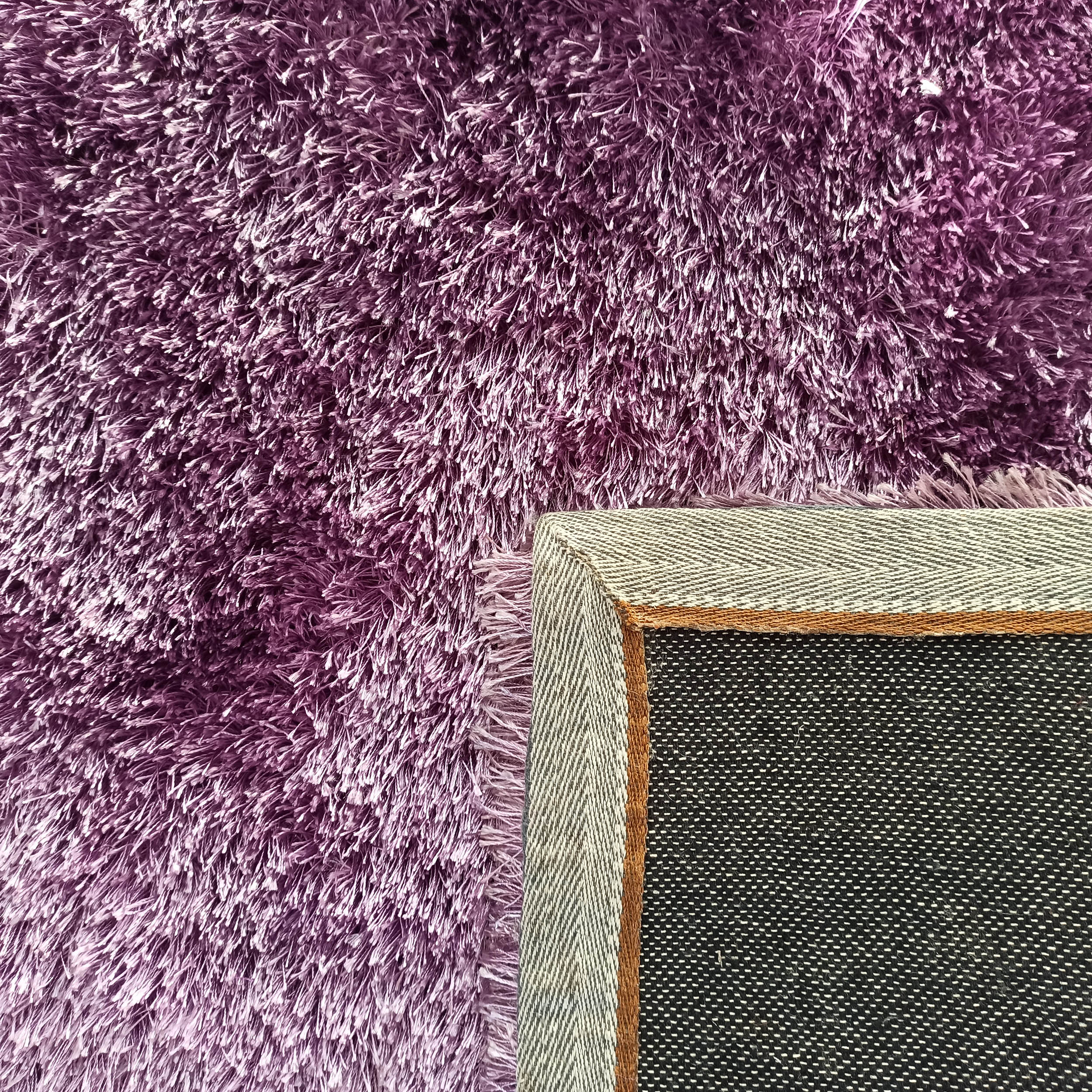 Dywan Nowoczesny Ovo Typu Shaggy - Fioletowy