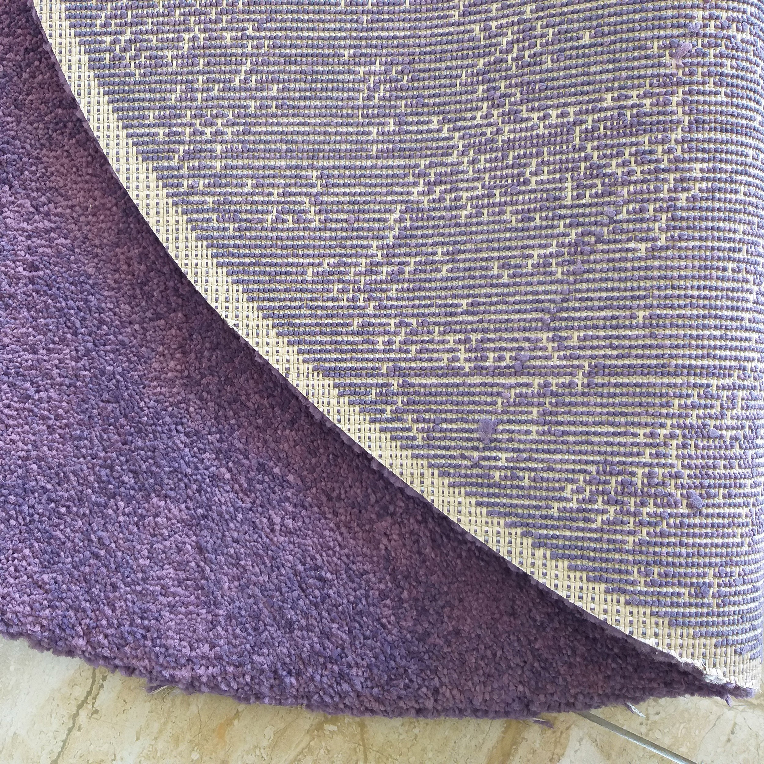 Dywan Nowoczesny Shaggy Cosy Balta Koło 01 - BO - Fioletowy