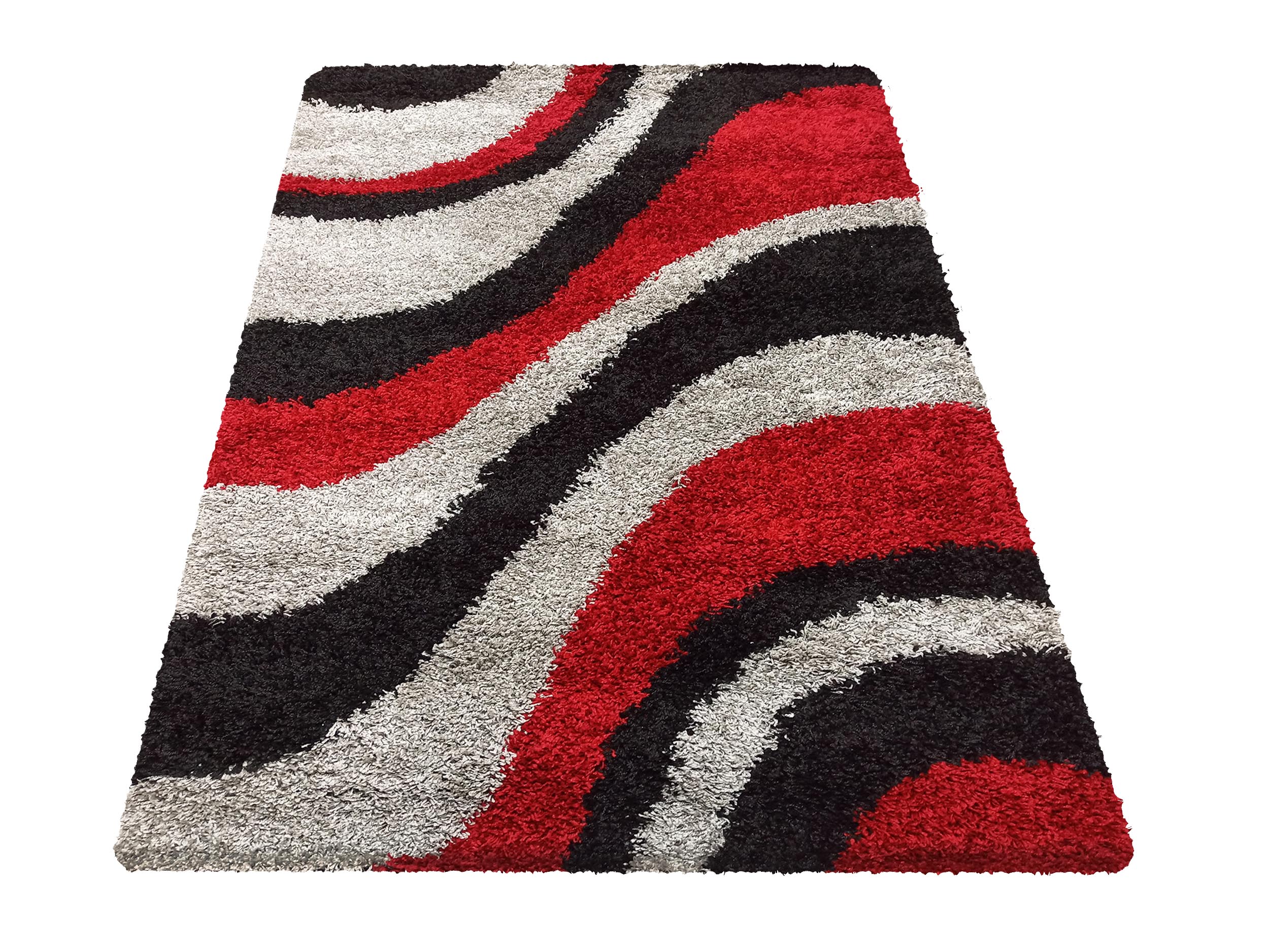 Dywan Nowoczesny Shaggy Long 01181A-GY - wielokolorowy